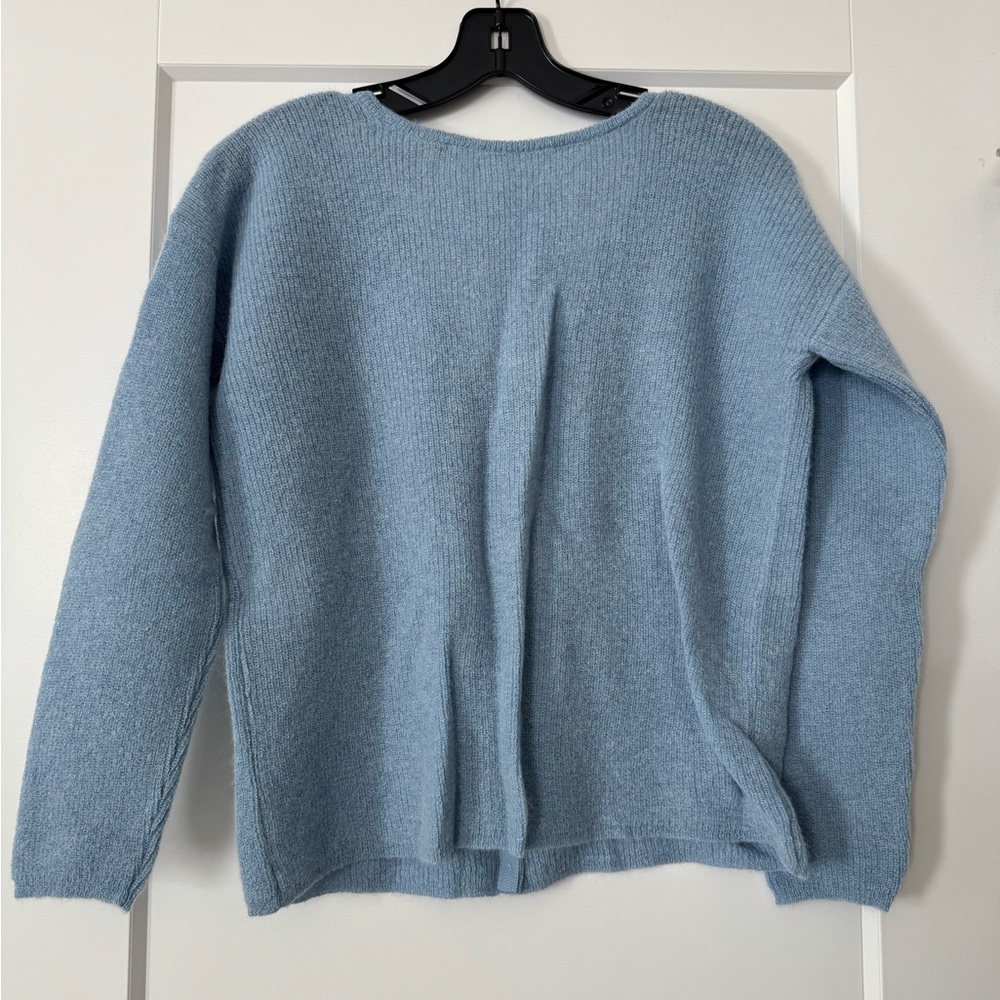 Sezane Barry Cardigan in Sky Blue - Picture 8 of 8